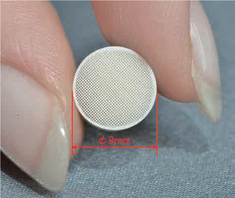picture: appearance of ceramic micro honeycomb