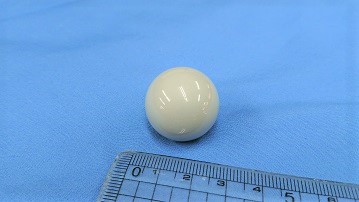 Picture of visible light shielding ceramic, ball type